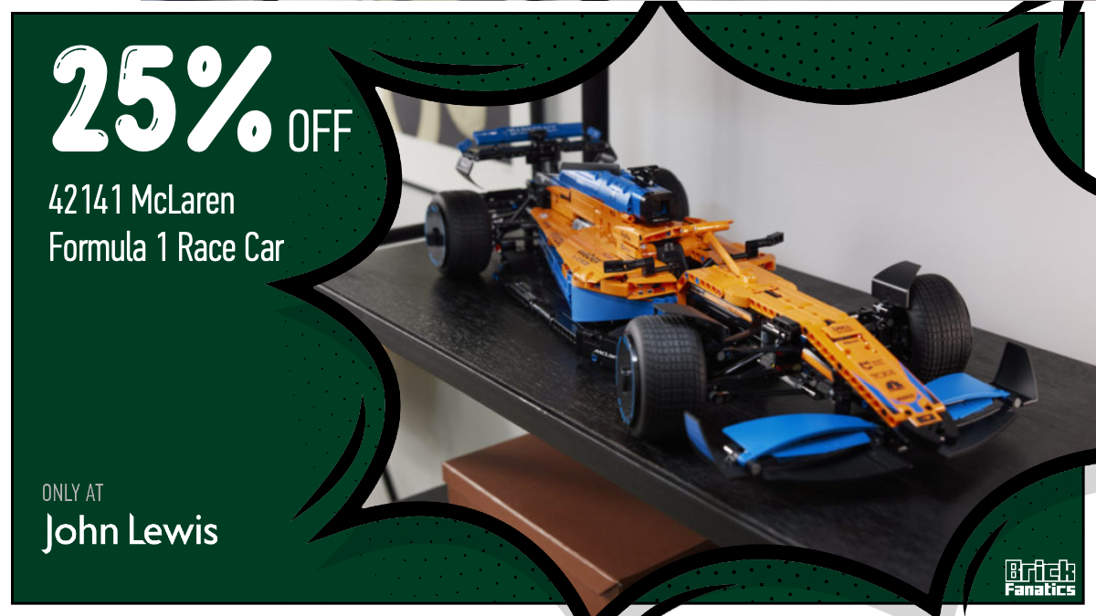 John Lewis slashes price of 42141 McLaren Formula 1 Race Car in LEGO sale