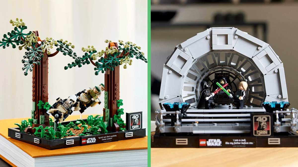 Pre-order new LEGO Star Wars dioramas today and get a FREE t-shirt