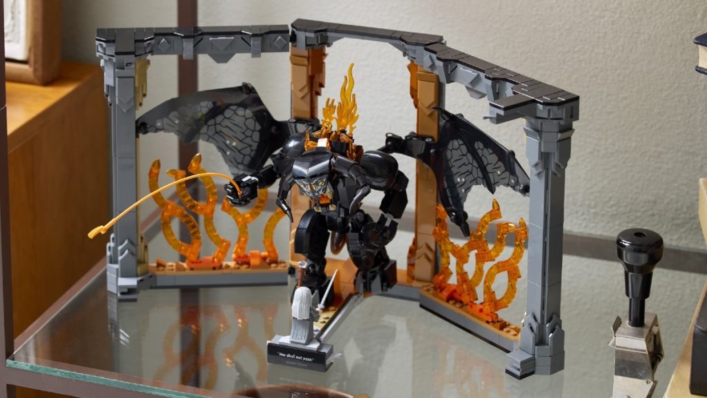 LEGO Icons 10367 The Lord of the Rings Balrog Book Nook lifestyle 1 featured 1024x576