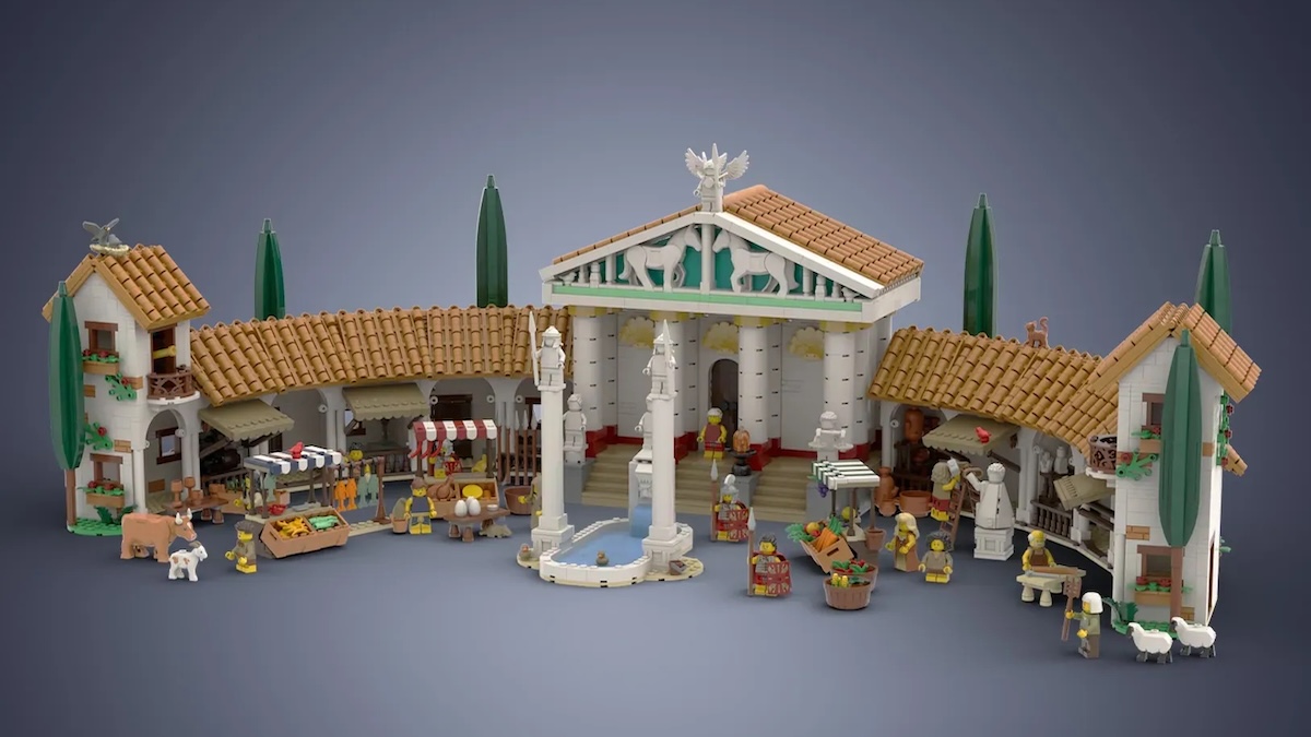 LEGO Ideas journeys back to the classical past with a brick-built Roman Forum